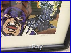 Jack Kirby Artist Proof #8/95 Marvelmania Print RARE Signed JSA LOA