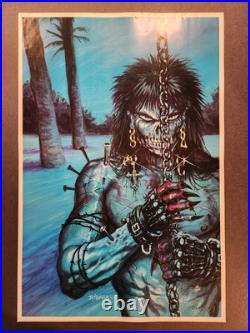 James O'Barr Slash #1 Comic Cover Poster SIGNED Must See Crow RARE 24x36