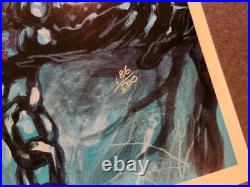 James O'Barr Slash #1 Comic Cover Poster SIGNED Must See Crow RARE 24x36