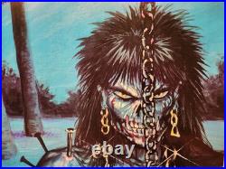 James O'Barr Slash #1 Comic Cover Poster SIGNED Must See Crow RARE 24x36