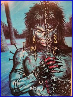 James O'Barr Slash #1 Comic Cover Poster SIGNED Must See Crow RARE 24x36