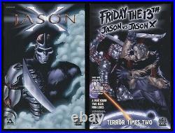 Jason X Special Variant Comics + Poster Horror Movie Sequel Friday 13th Voorhees