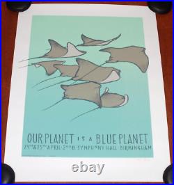 Jay Ryan Our Planet Is Blue Planet Manta Ray Squadron Poster Art Print S/# 350