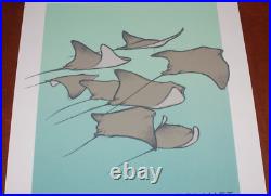 Jay Ryan Our Planet Is Blue Planet Manta Ray Squadron Poster Art Print S/# 350