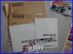 Jean Graton (Michel Vaillant) RENAULT F1 Lot 7 Posters LA RAGE DE GAGNER (1989)