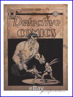 Jerry Robinson SIGNED Batman Detective Comics #69 Art Print Giclee FROM ORIGINAL