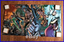 Jim Lee Hush Batman 619 Poster Set Heroes Villains Signed rare COA