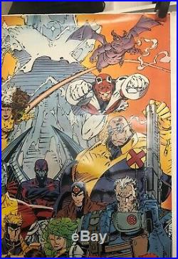 Jim Lee X-Men Door Poster #121 Huge Rare Psylocke Rogue 1992 Vintage Make Offer