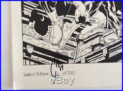 Joe Quesada signed limited edition comic art print 1998 RARE only 700 made