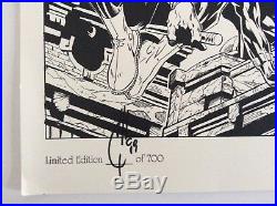 Joe Quesada signed limited edition comic art print 1998 RARE only 700 made