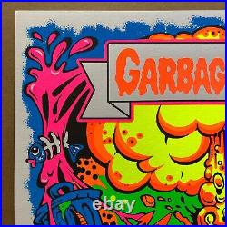 Joe Simko Signed Pink Black Light Garbage Pail Kids GPK Art Print Poster Sdcc