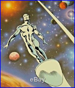 John Buscema Signed Silver Surfer Limited Ed Lithograph #130 of 250 Framed COA