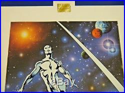 John Buscema Signed Silver Surfer Limited Ed Lithograph #130 of 250 Framed COA
