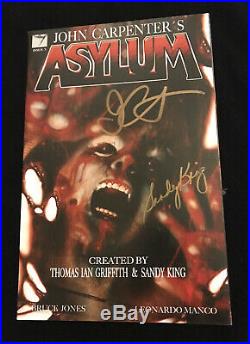 John Carpenter signed Asylum comic book Halloween photo poster graphic novel 7