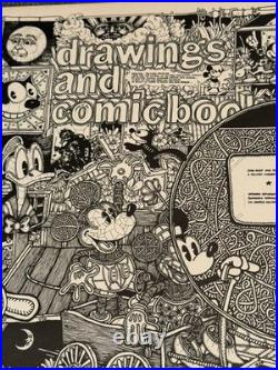 John Fawcett 1972 Signed Drawings and Comic Books Exhibit Poster Warris Gallery