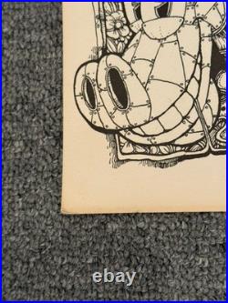 John Fawcett 1972 Signed Drawings and Comic Books Exhibit Poster Warris Gallery