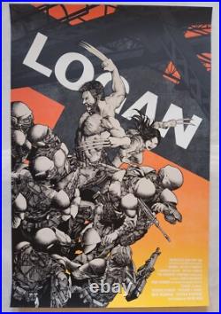 John Guydo Logan Movie Poster Mondo Style Screen Print Marvel Bottleneck Artist John Guydo Logan Movie Poster Mondo Style Screen Print Marvel Bottleneck Artist