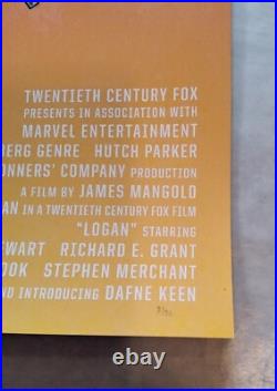 John Guydo Logan Movie Poster Mondo Style Screen Print Marvel Bottleneck Artist John Guydo Logan Movie Poster Mondo Style Screen Print Marvel Bottleneck Artist