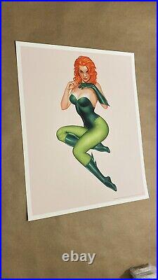 John Keaveney Poison Ivy Animated Variant Art Print Poster Batman Mondo 39/50