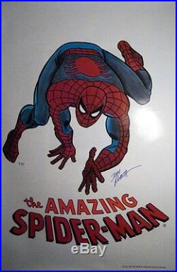 John Romita Sr. SIGNED AUTOGRAPHED The Amazing Spider-Man Poster NEW VERY RARE