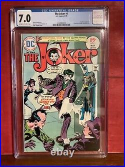 Joker CGC Graded #1, #2 1975 Comic, bobble head & Poster Christmas Gift Set