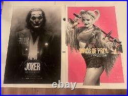 Joker Harley Quinn Jake Kontou posters numbered signed rare