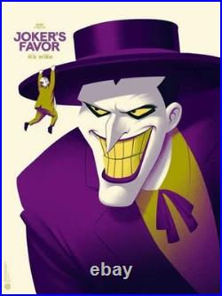 Joker's Favor, silkscreen PCC (Phantom City Creative) Batman poster DC comics