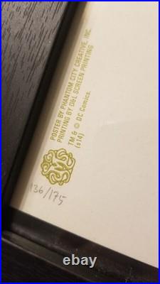 Joker's Favor, silkscreen PCC (Phantom City Creative) Batman poster DC comics