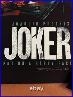 Juan Ramos JOKER Movie Poster Mondo Print Joaquin Phoenix VERY RARE Variant 4/18