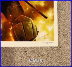 Judge Dredd 2000 AD Art Print Poster Jason Edmiston X Jock Mondo