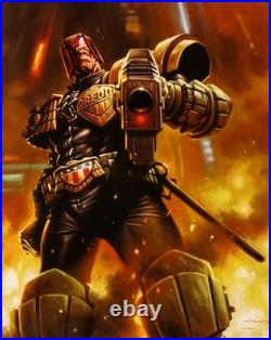 Judge Dredd 2000 AD Art Print Poster Jason Edmiston X Jock Mondo