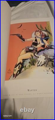 Just Teasing Dave Stevens 1991 Betty Page Sheena Planet Comics Poster Book Autog