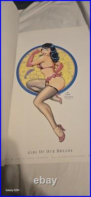 Just Teasing Dave Stevens 1991 Betty Page Sheena Planet Comics Poster Book Autog