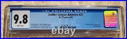 Justice League America #27 CGC 9.8 WP Exorcist movie poster homage DC 1989