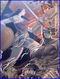 Justice League DC Comics Limited Edition Art Print Poster Bottleneck Gallery