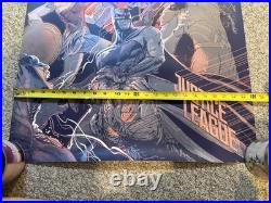 Justice League DC Comics Limited Edition Art Print Poster Bottleneck Gallery