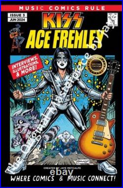 KISS Ace Frehley and make this comic book poster by Jaye Metcalfe 2024