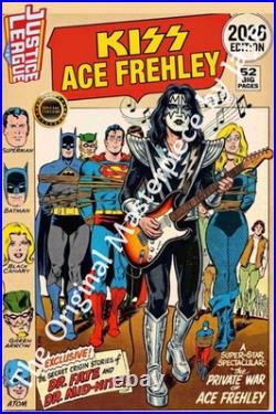 KISS Ace Frehley and make this comic book poster by Jaye Metcalfe 2026