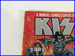 KISS MARVEL COMIC BOOK Real Kiss Blood 1977 Complete with Poster