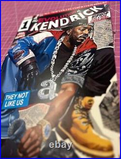 Kendrick Lamar CANVAS HUGE 22x36 Poster comic style Super Bowl