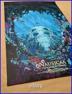 Kilian Eng NAUSICAÄ Poster MIYAZAKI Screen Print Valley GHIBLI Mondo Anime /100