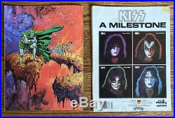 Kiss Marvel Comic Books #1 1977 & #2 1978 Set Real Blood Special witho #2 Poster