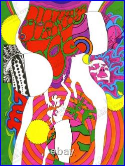 Kris Kool Burning Joy 1970 Psychedelic Caza Poster Art Print Retro Kris Kool Burning Joy 1970 Psychedelic Caza Poster Art Print Retro