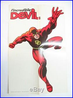 L' Incredibile Devil # 1 Con Poster Manifesto Editoriale Corno 1970 Gadget