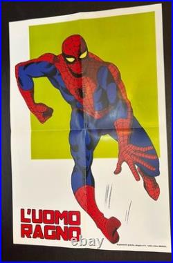 L'UOMO RAGNO #1 / AMAZING SPIDER MAN (Italy 1970) - WITH POSTER - VG