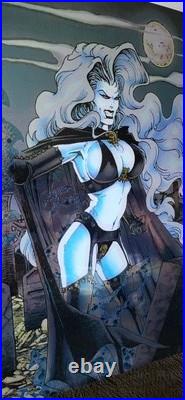 LADY DEATH Chromium Poster, 19x27, Krome, Pulido, 1994, more LD in our store LADY DEATH Chromium Poster, 19x27, Krome, Pulido, 1994, more LD in our store