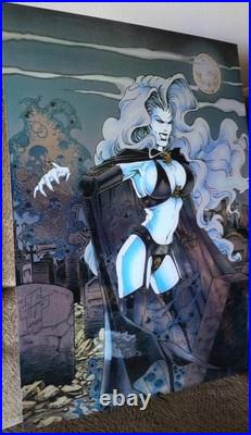 LADY DEATH Chromium Poster, 19x27, Krome, Pulido, 1994, more LD in our store LADY DEATH Chromium Poster, 19x27, Krome, Pulido, 1994, more LD in our store