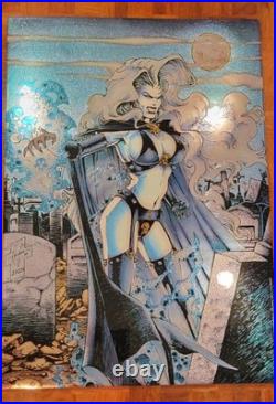 LADY DEATH Chromium Poster, 19x27, Krome, Pulido, 1994, more LD in our store LADY DEATH Chromium Poster, 19x27, Krome, Pulido, 1994, more LD in our store