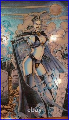 LADY DEATH Chromium Poster, 19x27, Krome, Pulido, 1994, more LD in our store LADY DEATH Chromium Poster, 19x27, Krome, Pulido, 1994, more LD in our store