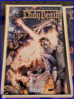 Lady Death Comics WAR OF THE WINDS 10 issues/Mini Poster MINT CONDITION NEVER RE